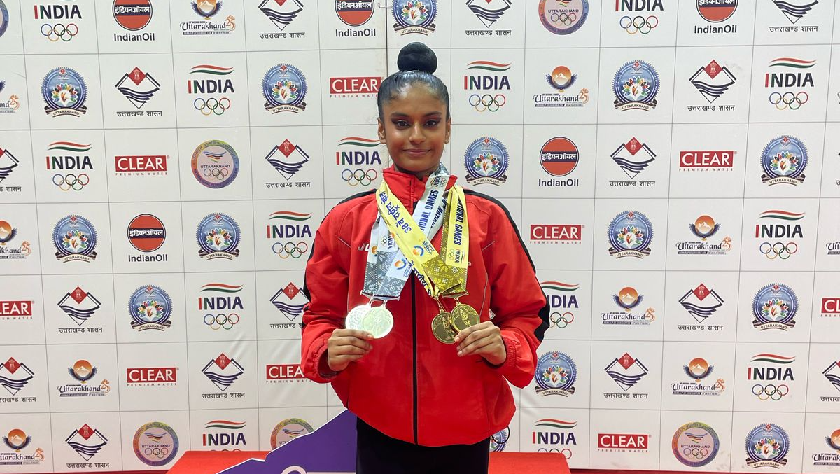 2025-02-13 10:40:00 Somaiya Sports Academy Congratulations Sanyukta Prasen Kale: 2 Gold and 2 Silver Medals at the 38th National Games 2025